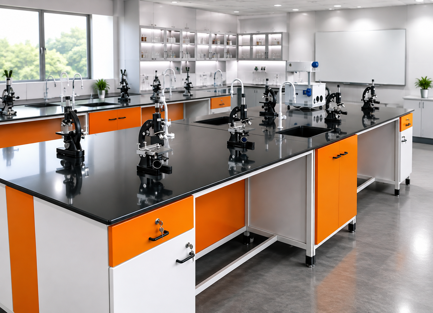 Modular Laboratory Furniture and Fume Hoods